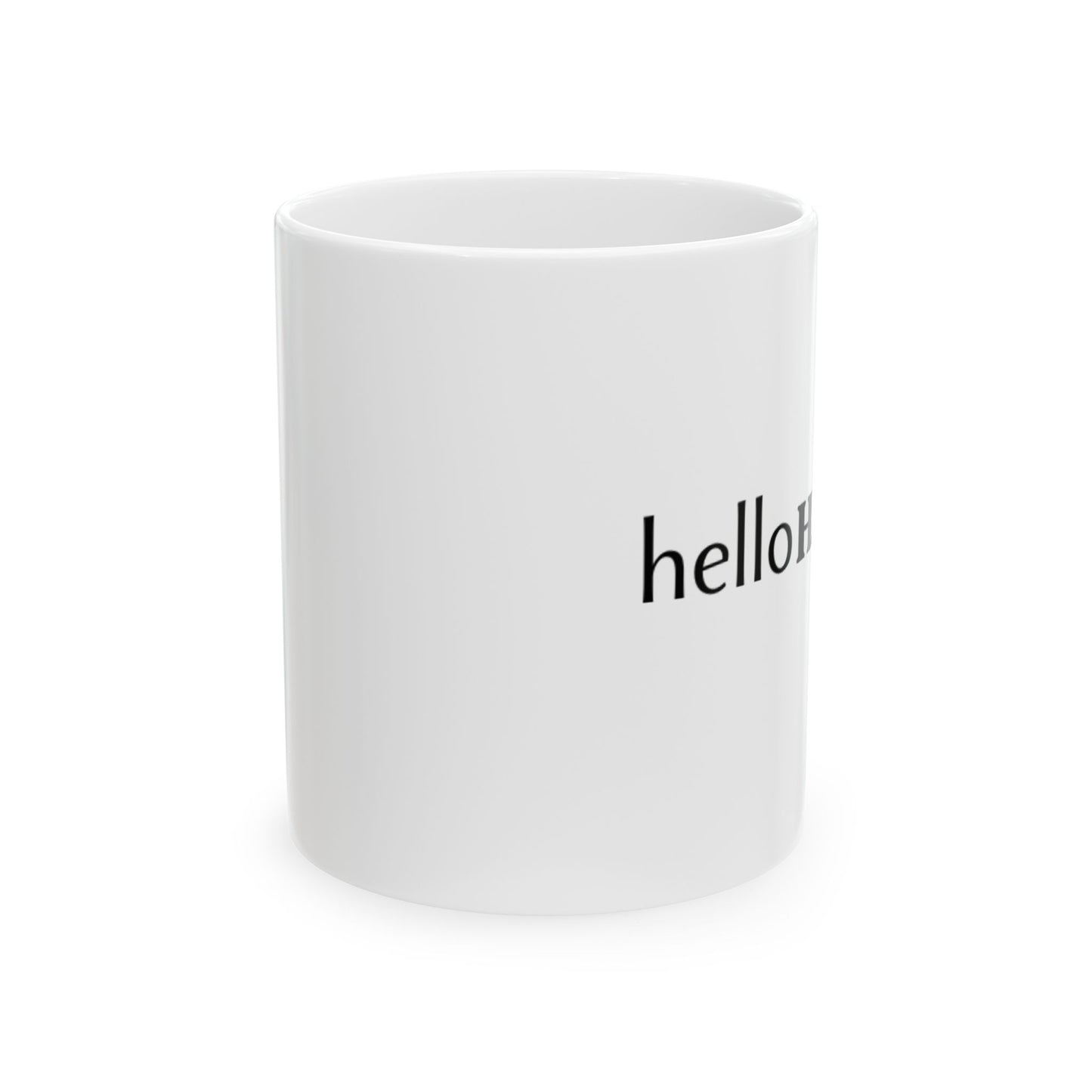 "hello HATES" Mug