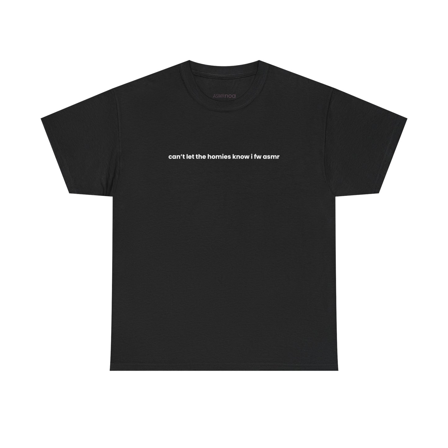 "Can’t Let the Homies Know I fw ASMR" Tee