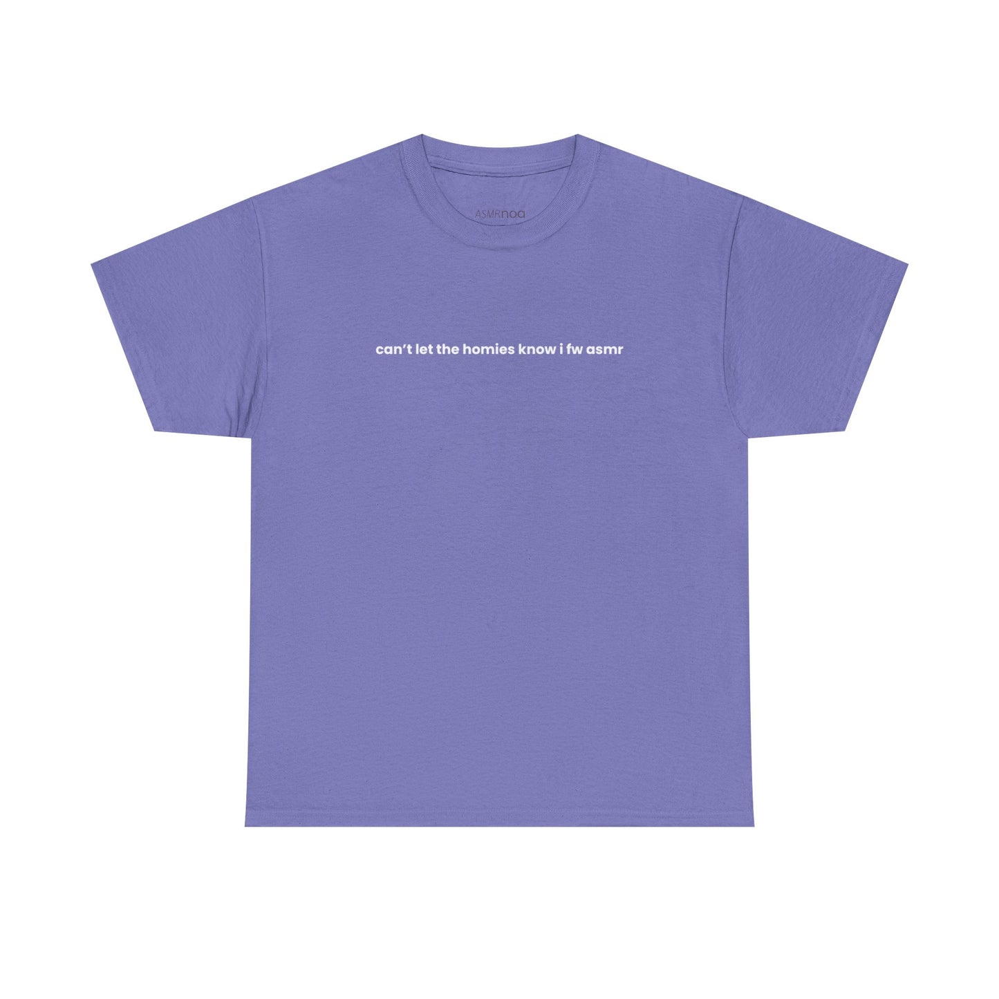 "Can’t Let the Homies Know I fw ASMR" Tee
