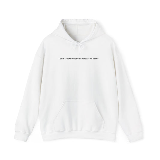 "Can’t Let the Homies Know I fw ASMR" Hoodie